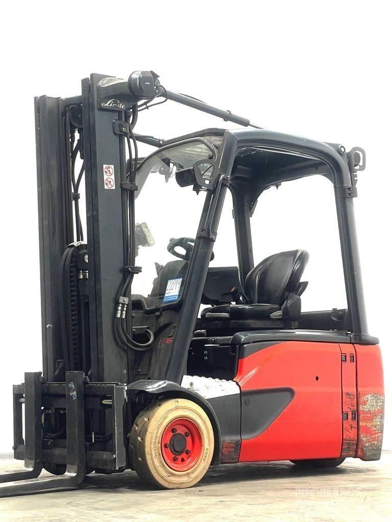 Linde E16L-386-EVO Elektrikli forkliftler