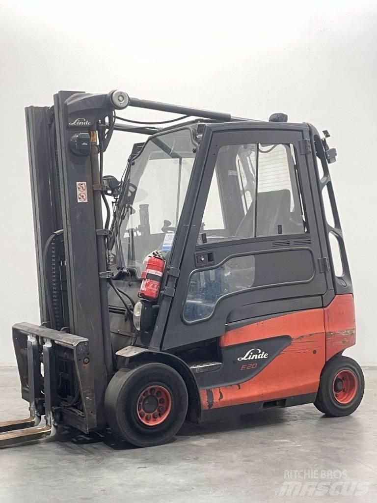 Linde E20-01-387 Elektrikli forkliftler