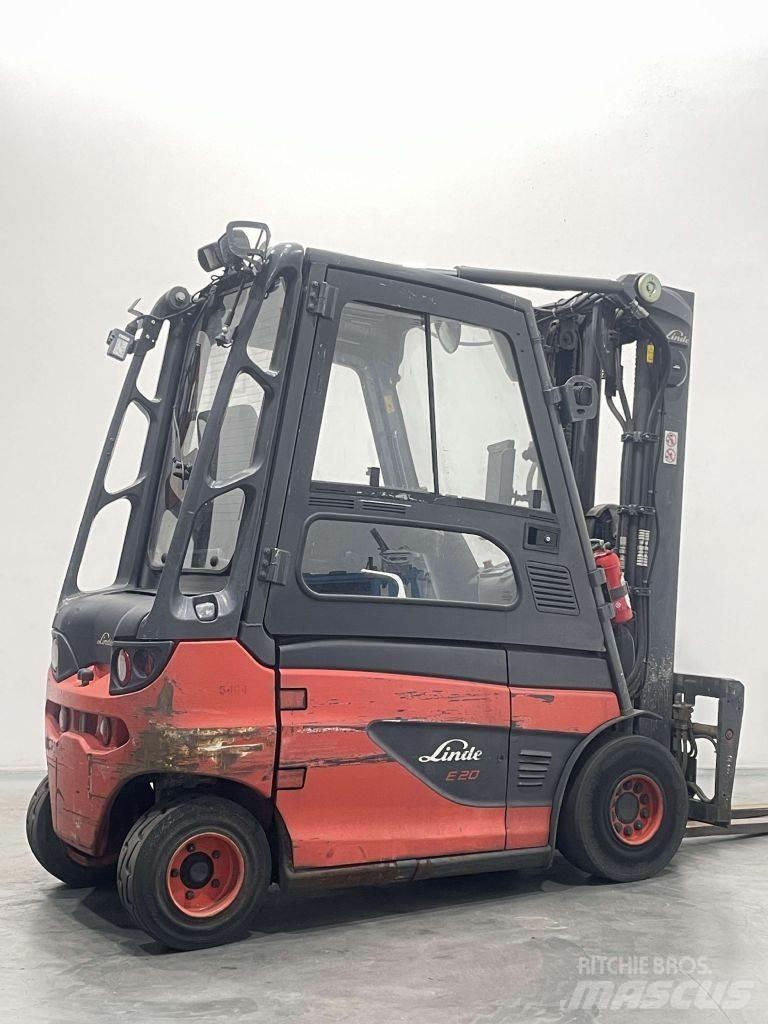 Linde E20-01-387 Elektrikli forkliftler