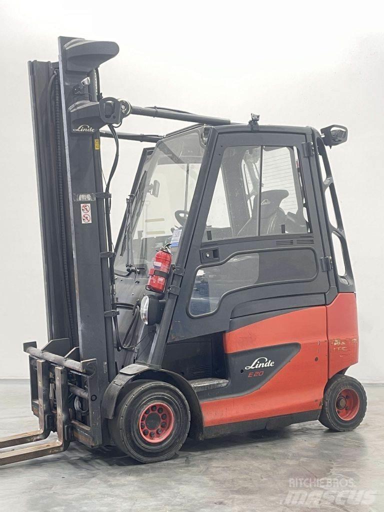 Linde E20-01/600-387 Elektrikli forkliftler