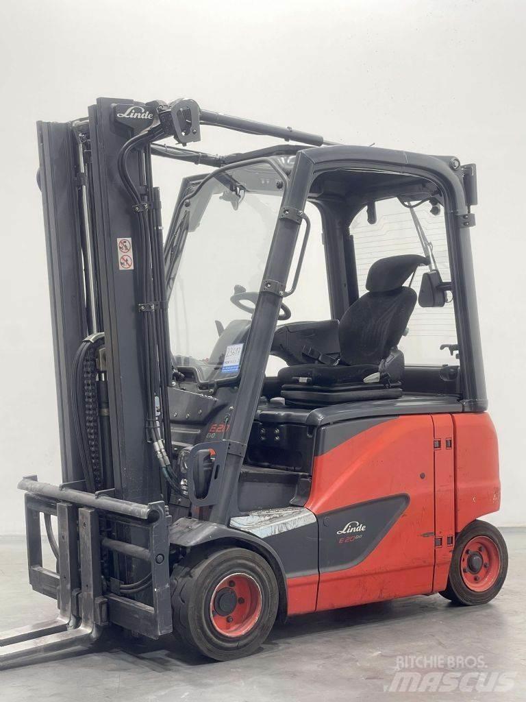 Linde E20PH-02-386 Elektrikli forkliftler