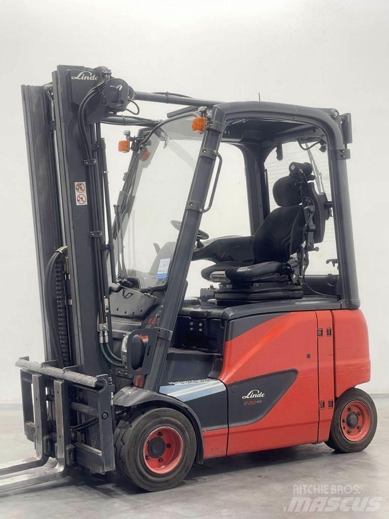 Linde E20PH-02-386 Elektrikli forkliftler
