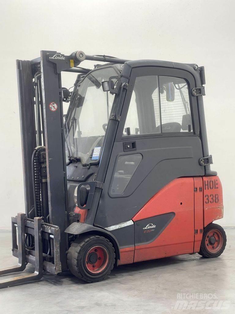 Linde E20PHL-02-386 Elektrikli forkliftler