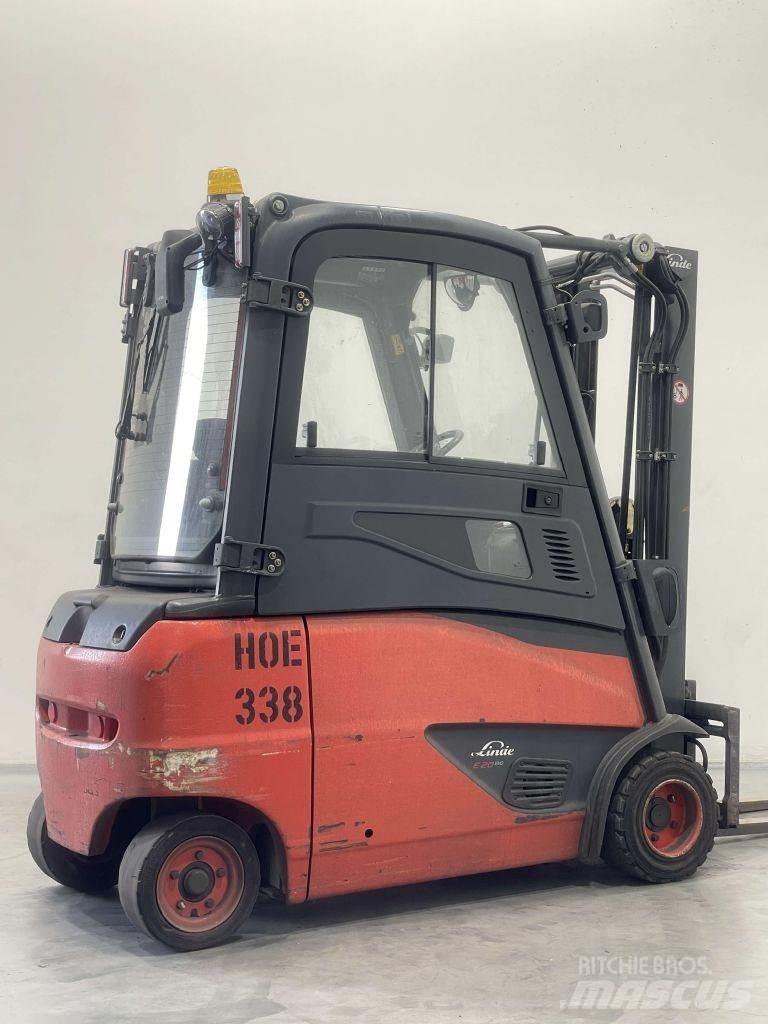 Linde E20PHL-02-386 Elektrikli forkliftler