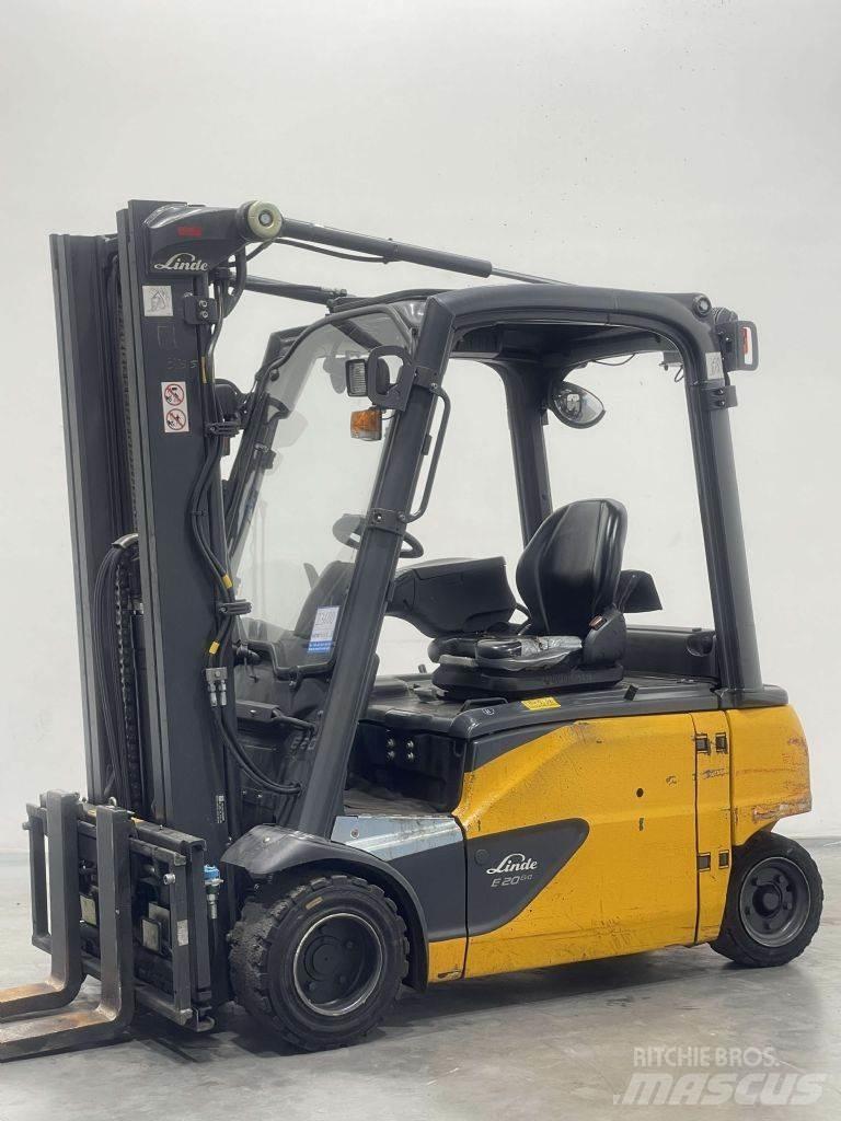 Linde E20PL-02-386 Elektrikli forkliftler