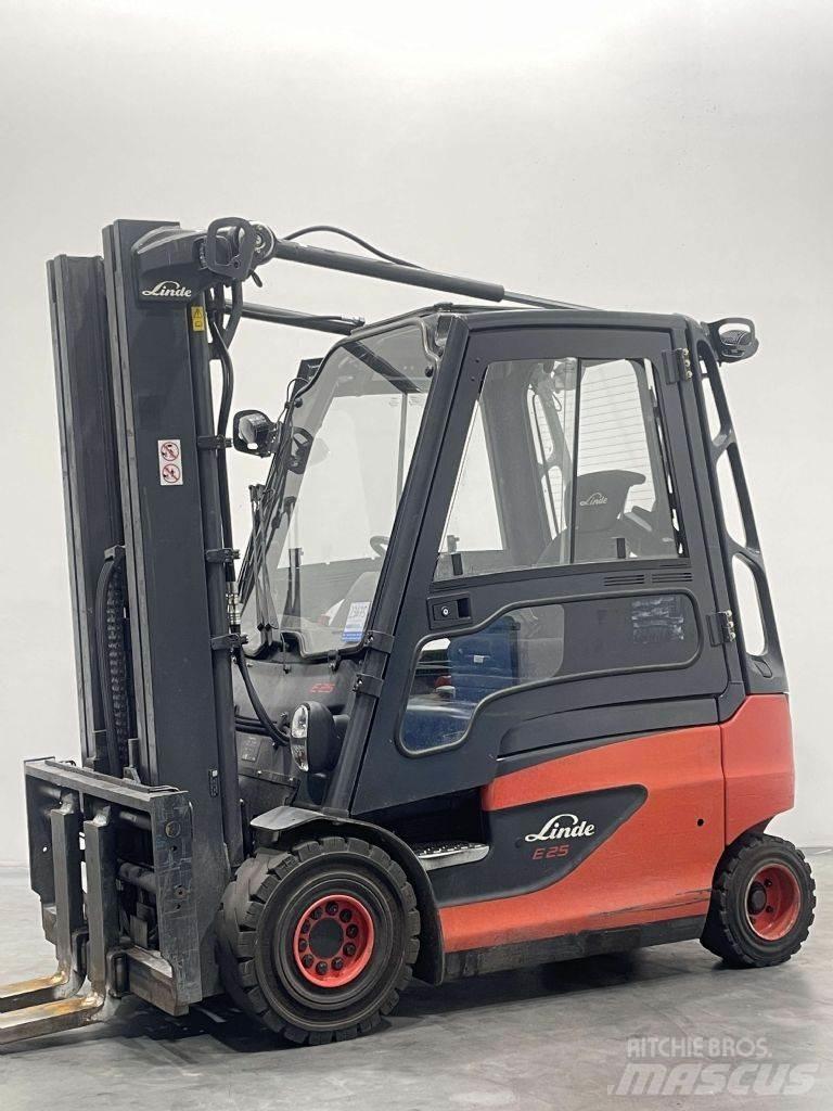 Linde E25-01-387 Elektrikli forkliftler