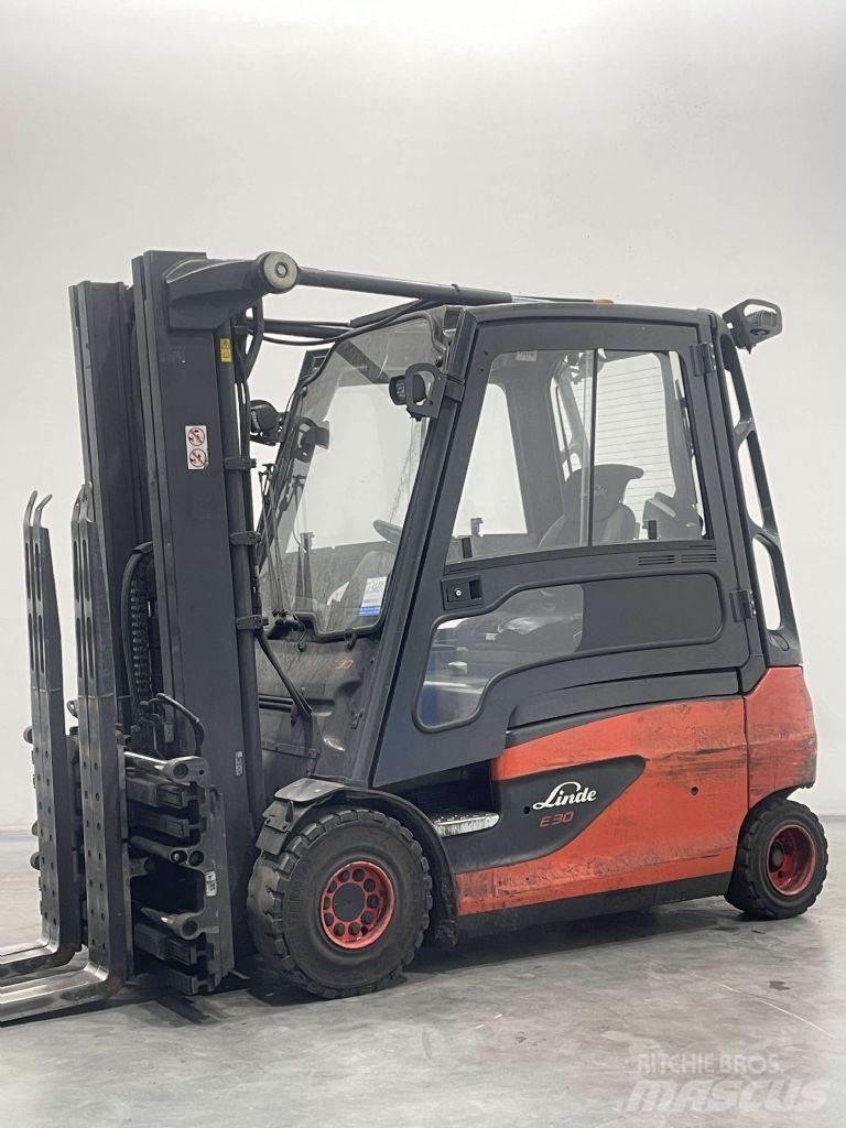 Linde E30L-01-387 Elektrikli forkliftler