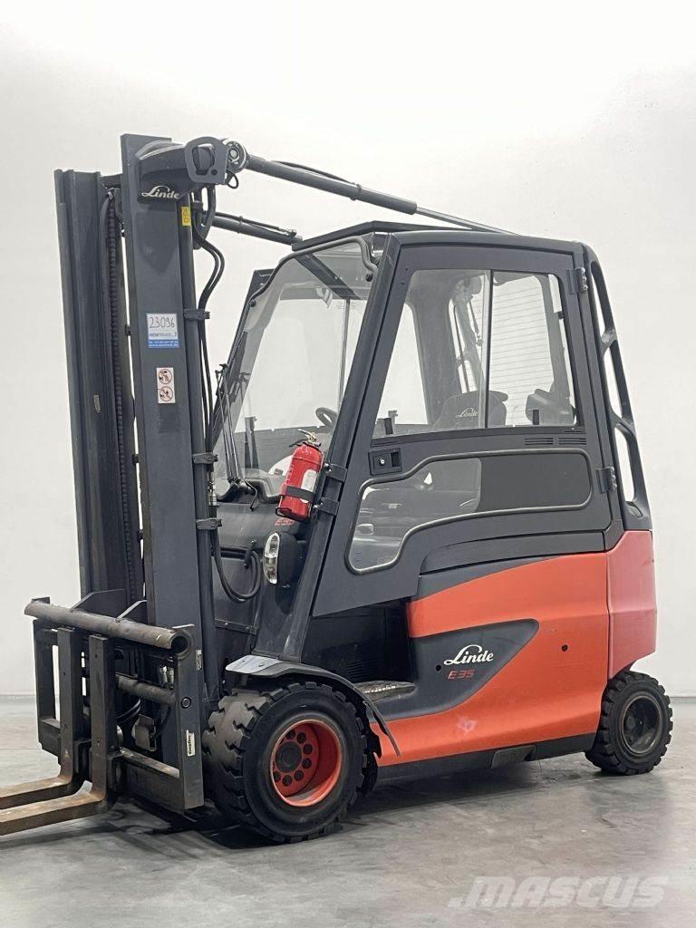 Linde E35HL-01-387 Elektrikli forkliftler