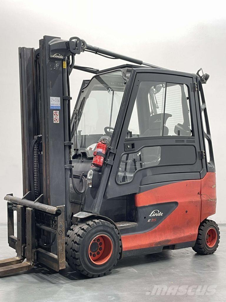 Linde E35HL-01-387 Elektrikli forkliftler