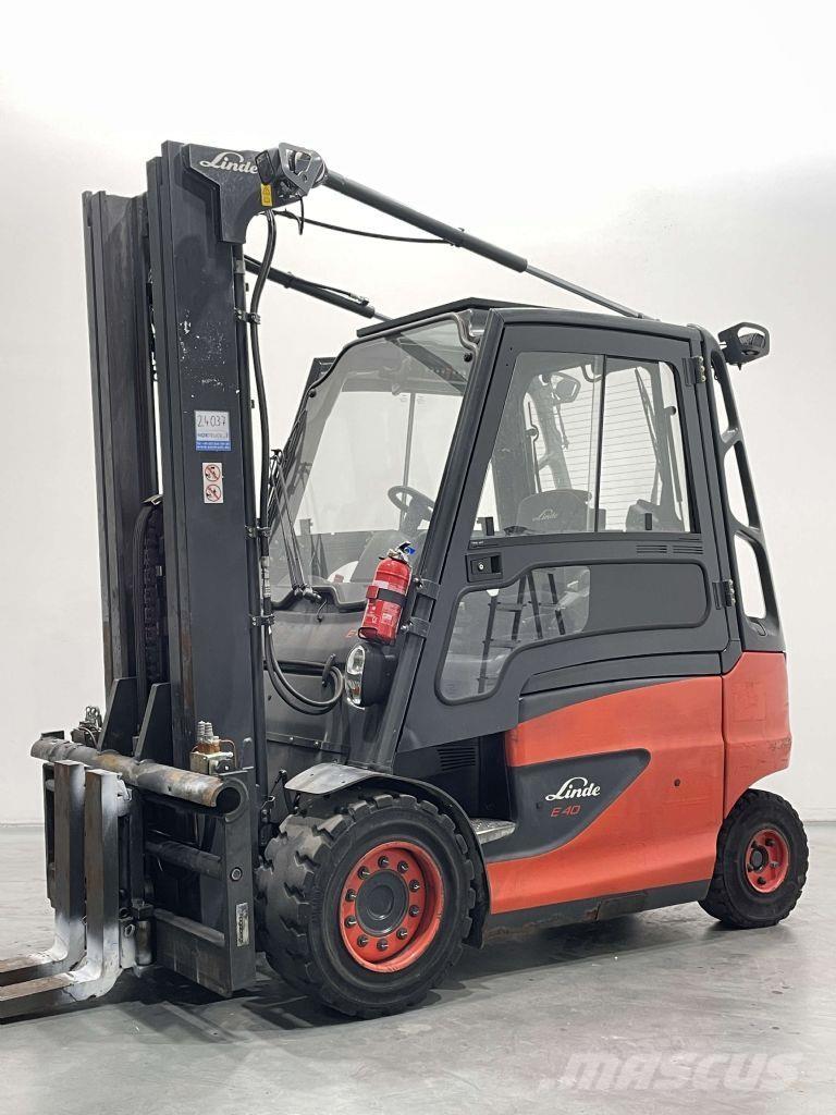 Linde E40H-01/600-388 Elektrikli forkliftler