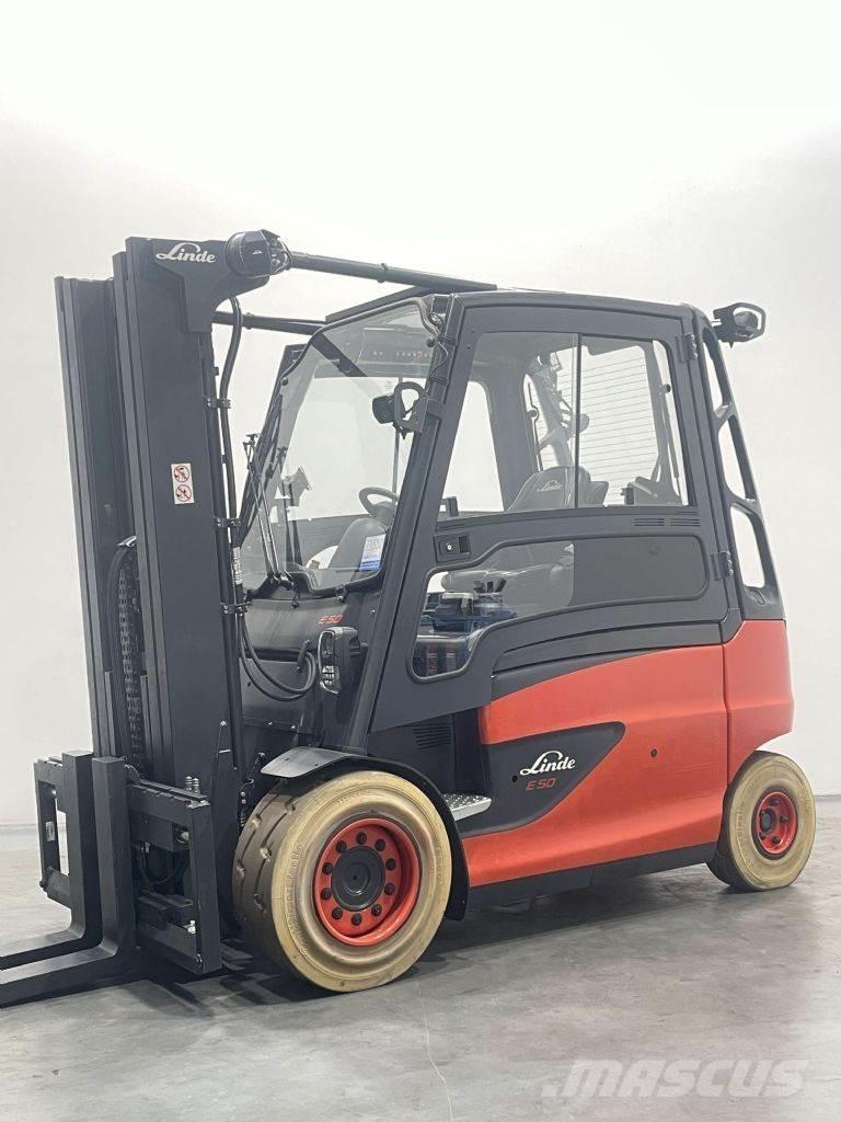 Linde E50HL-01-388 Elektrikli forkliftler