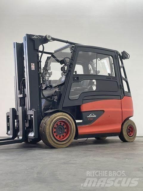Linde E50L-01/600-388 Elektrikli forkliftler