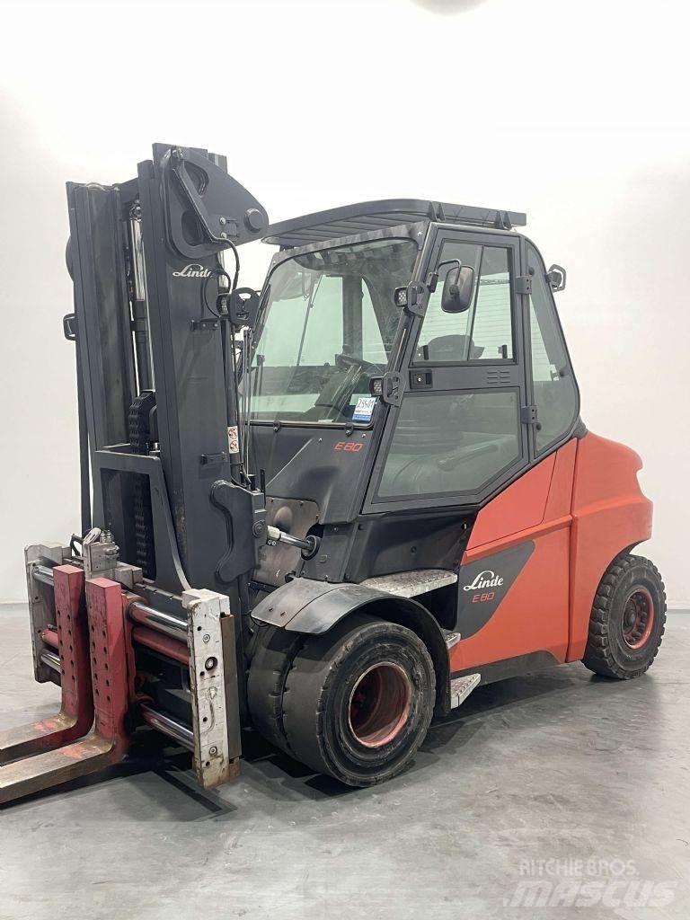 Linde E80-01/900-1279 Elektrikli forkliftler