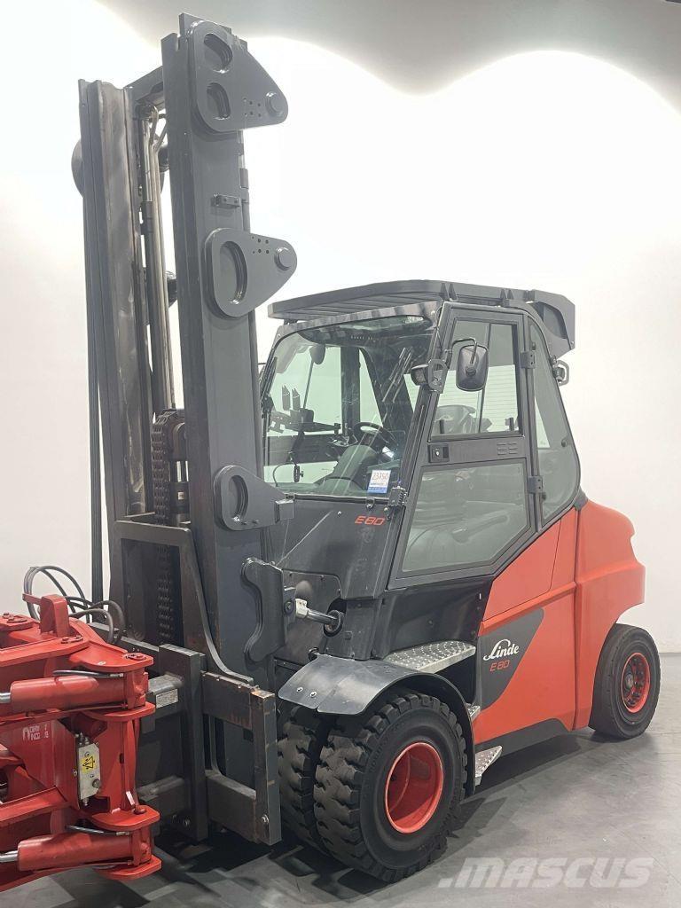 Linde E80-01/900-1279 Elektrikli forkliftler