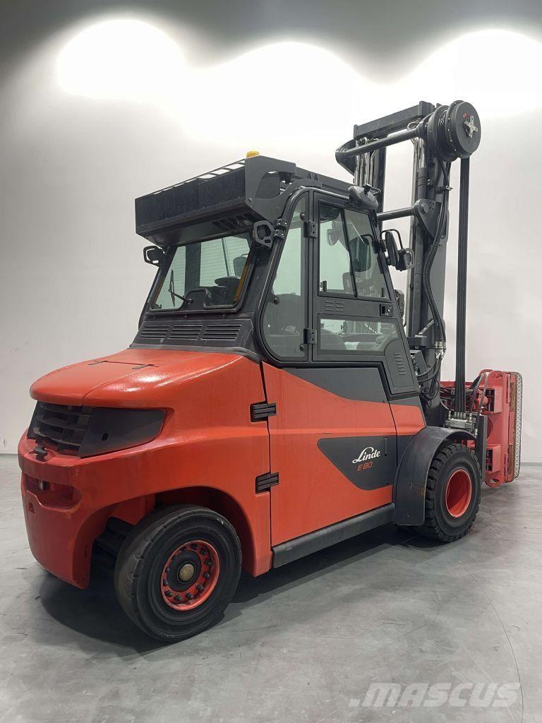Linde E80-01/900-1279 Elektrikli forkliftler