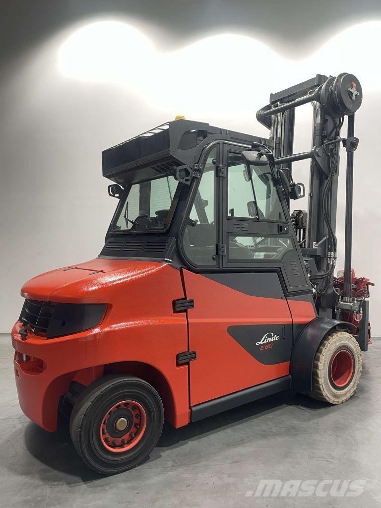 Linde E80-01/900-1279 Elektrikli forkliftler