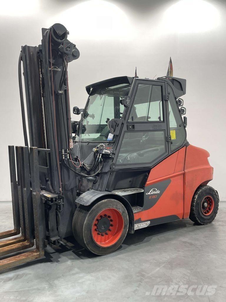 Linde E80-01/900-1279 Elektrikli forkliftler