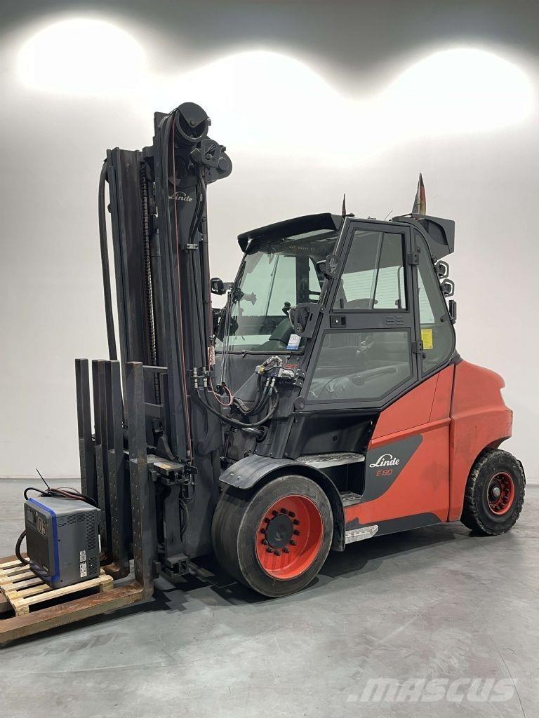 Linde E80-01/900-1279 Elektrikli forkliftler