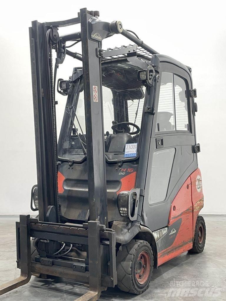 Linde H16T-01-391 LPG'li forkliftler