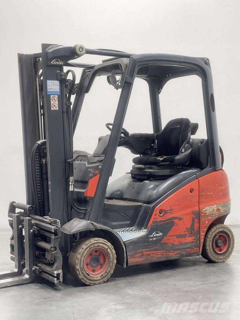 Linde H16T-01-391 LPG'li forkliftler