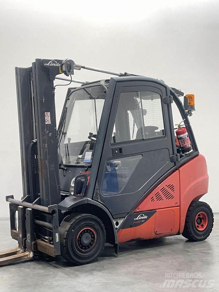 Linde H20D-02/600-392 LPG'li forkliftler