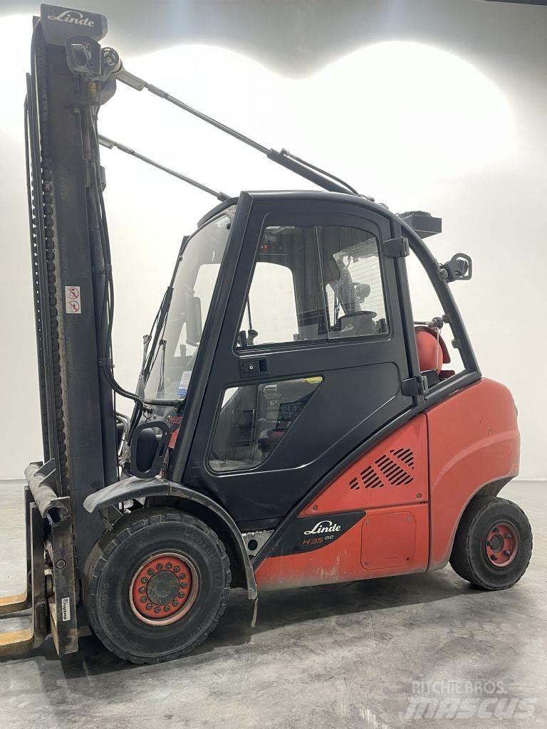 Linde H35T-02-393 LPG'li forkliftler
