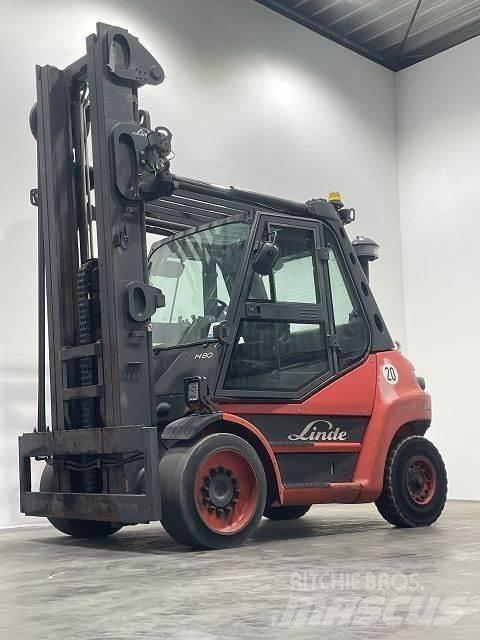 Linde H80D-02-396 Dizel forkliftler