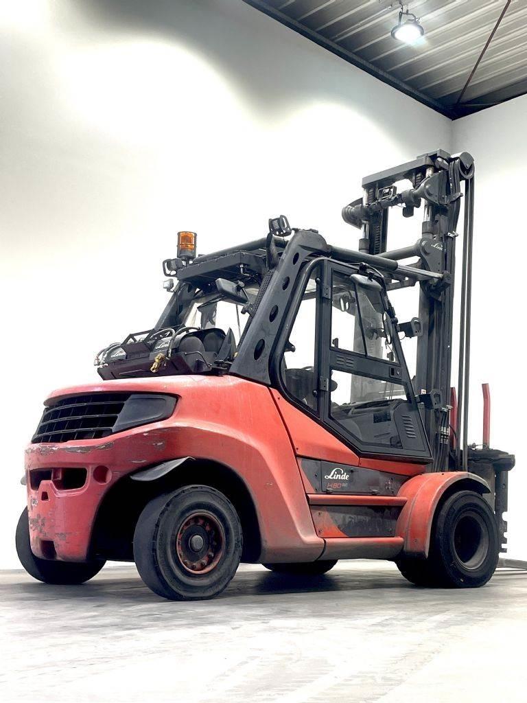 Linde H80T-03/900 LPG'li forkliftler