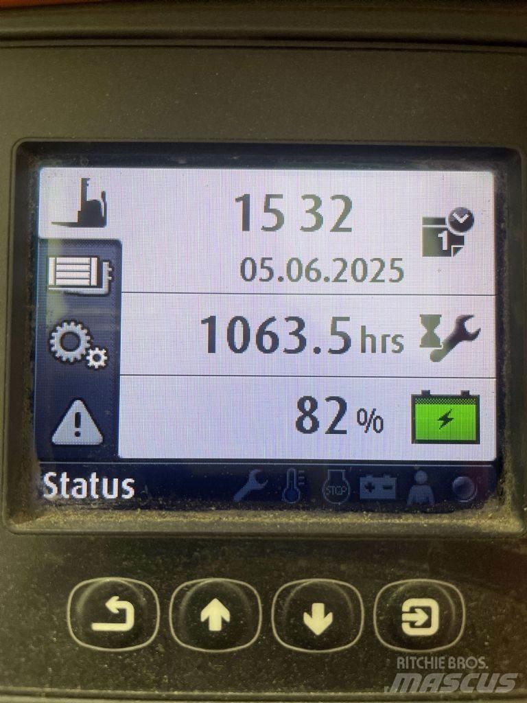 Linde L14-Li-Ion-1173 Yaya kumandali istif makinasi