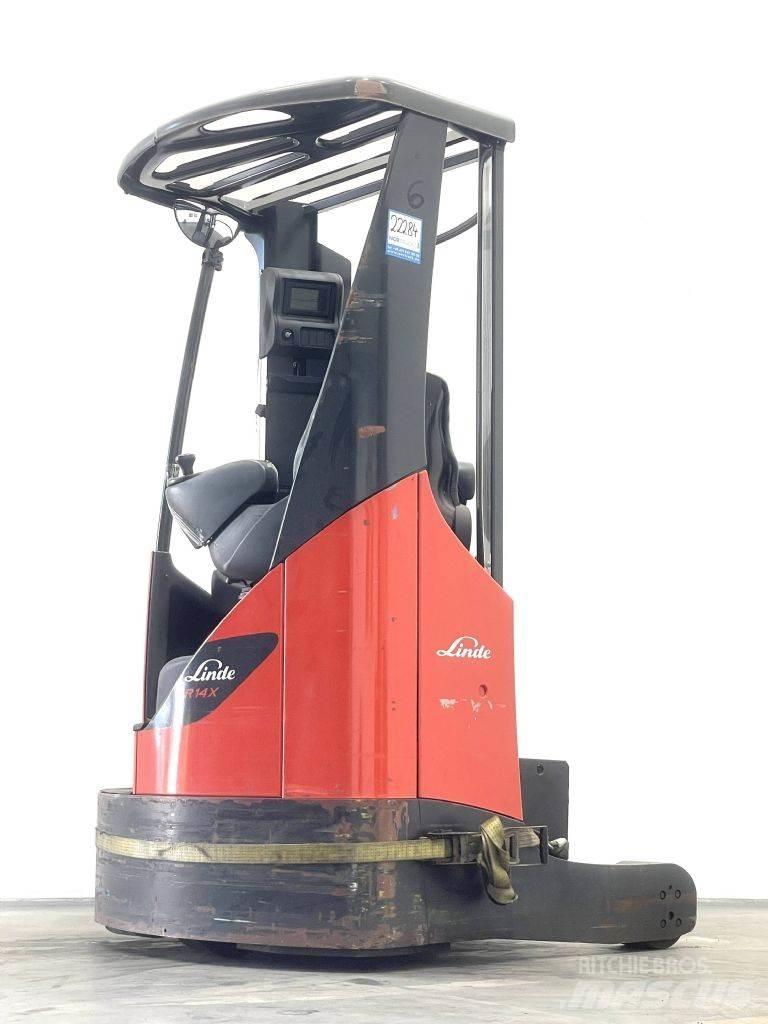 Linde R14X-03 Reach truck - depo içi istif araçları