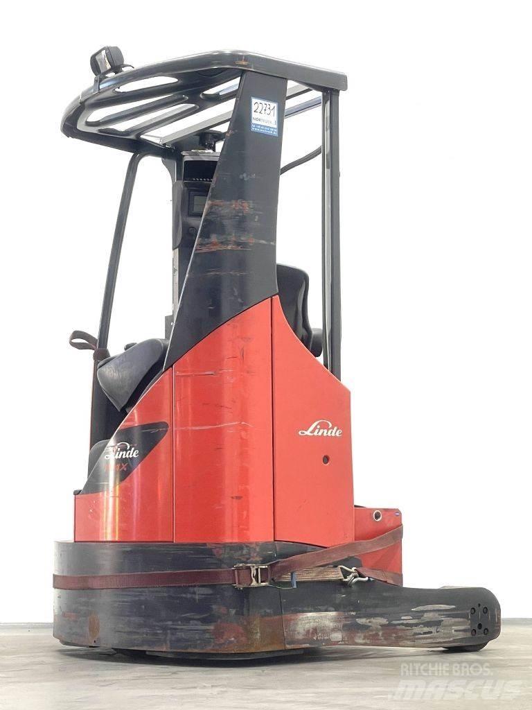 Linde R14X-03-116 Reach truck - depo içi istif araçları