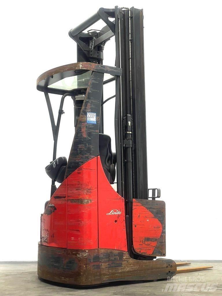 Linde R14X-116 Reach truck - depo içi istif araçları