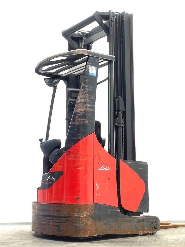 Linde R14X-116 Reach truck - depo içi istif araçları