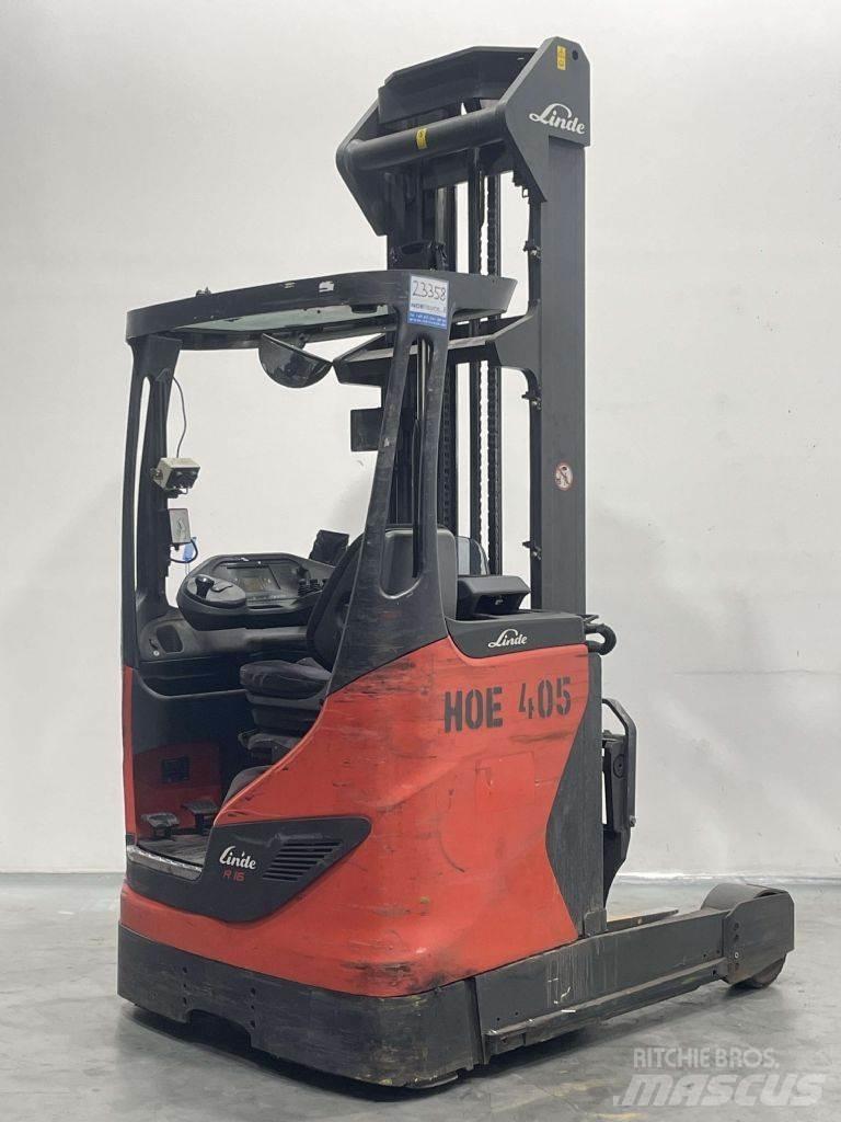 Linde R16-01-1120 Reach truck - depo içi istif araçları