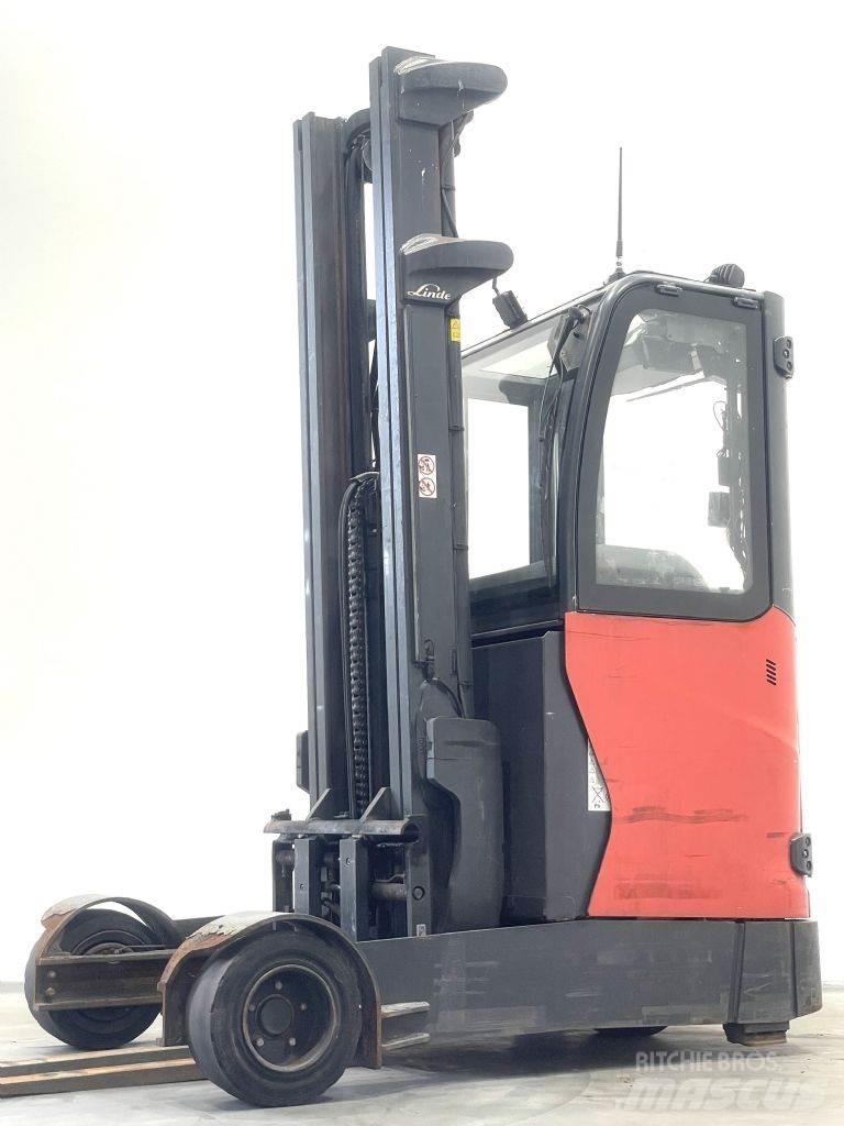Linde R20G-01-1120 Reach truck - depo içi istif araçları