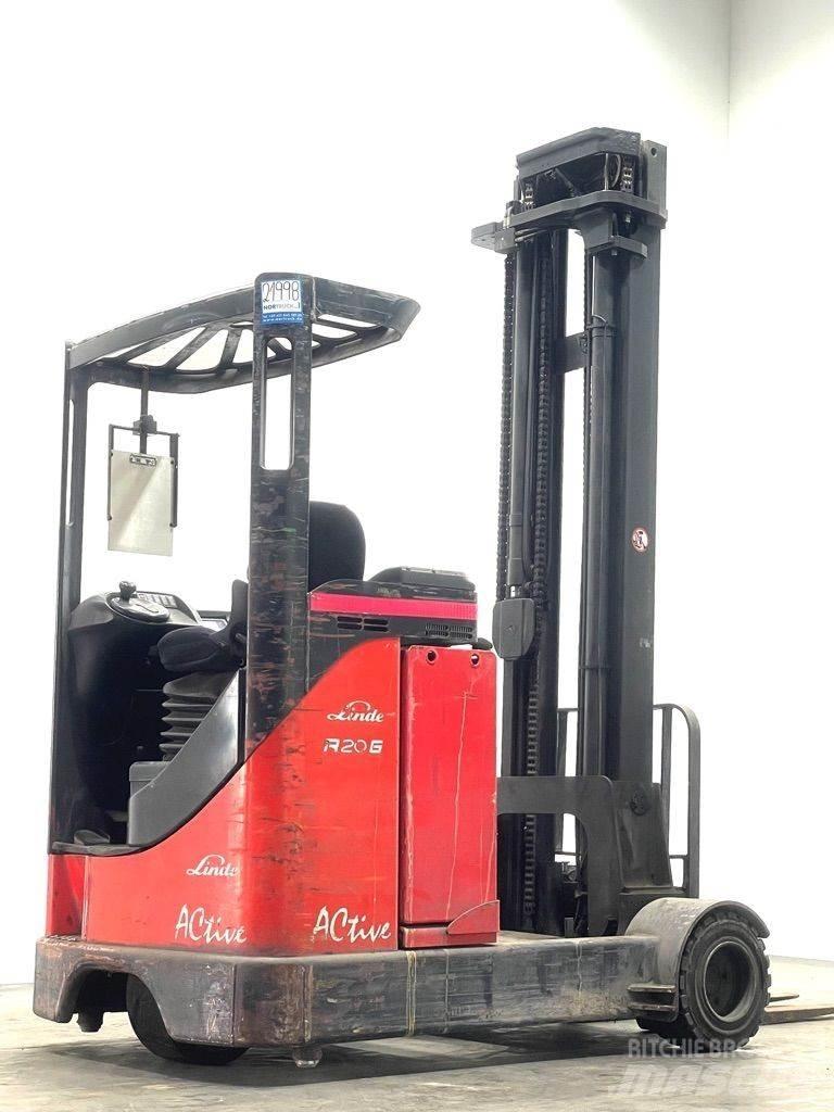 Linde R20G-115 Reach truck - depo içi istif araçları