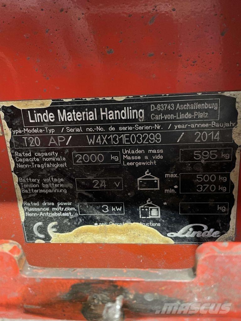 Linde T20AP-131 Düsük seviye kaldirici