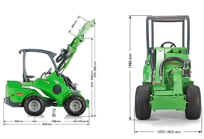Avant 528 Skid steer loderler