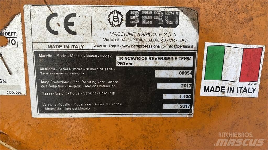 Berti TFH 250 BETESPUTS Hasat makineleri