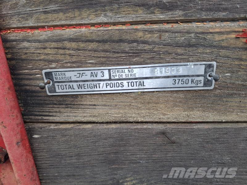 JF AV 3 GÖDSELVAGN Genel amaçli römorklar