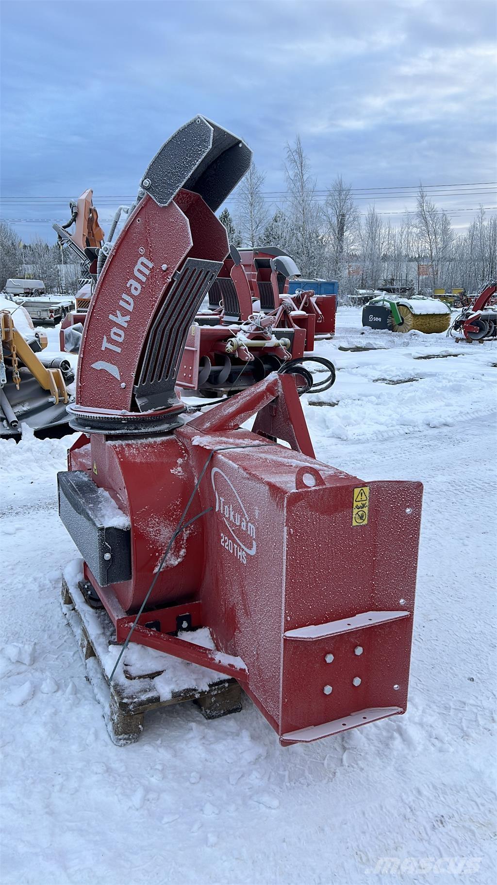 Tokvam 220THS Snöfräs Kar püskürtücüler