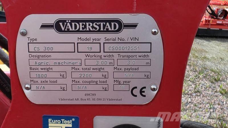 Väderstad Cultus 300 Diger toprak isleme makina ve aksesuarlari