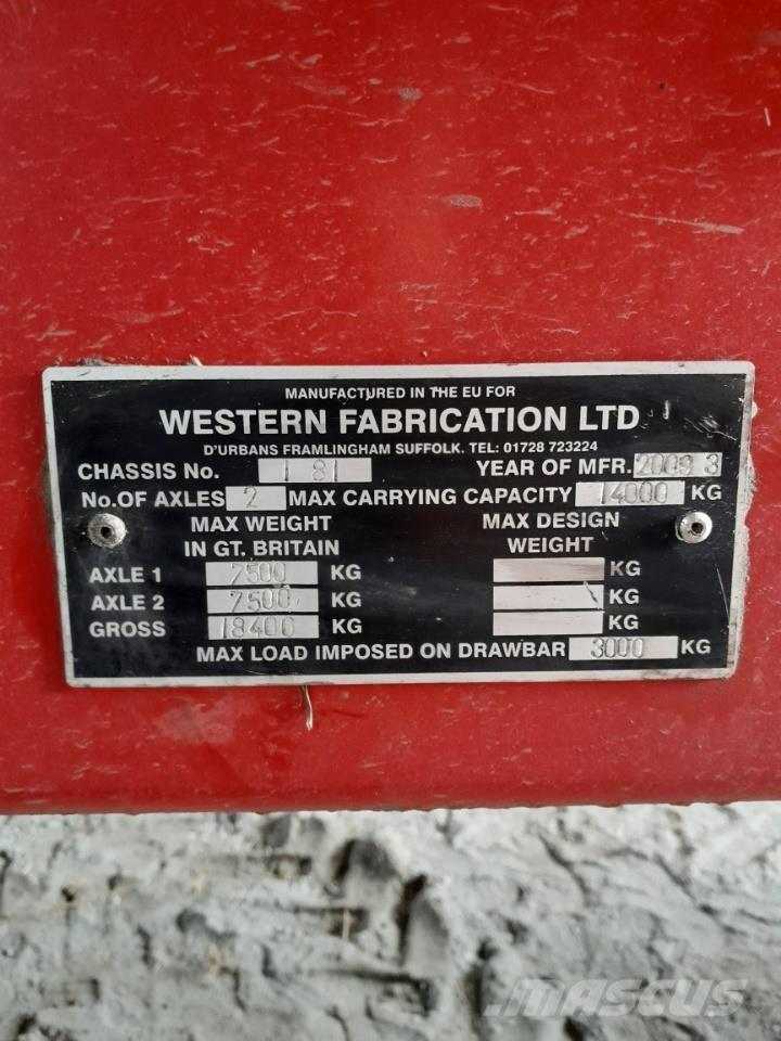 Western 14 TON Diger yükleme ve kazma ekipmanlari