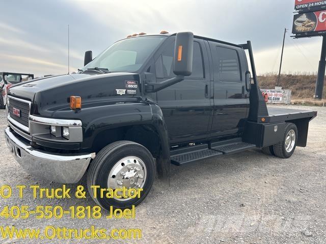 GMC C5500 Düz Platformlu Oto Çekiciler/vinçli kamyonlar