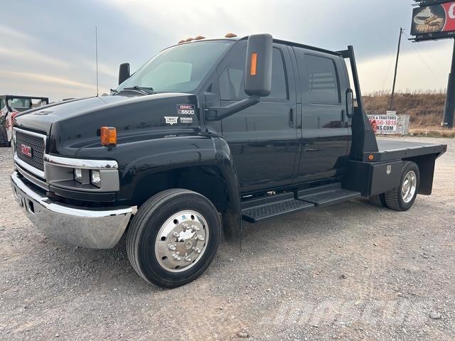 GMC C5500 Düz Platformlu Oto Çekiciler/vinçli kamyonlar