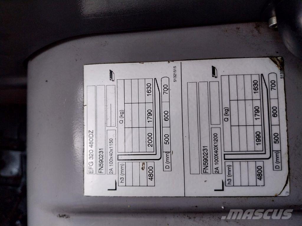 Jungheinrich EFG 320 Elektrikli forkliftler
