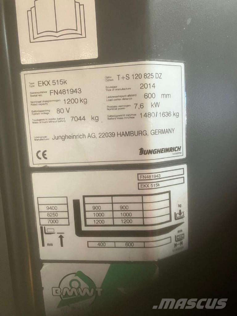 Jungheinrich EKX 515k Yüksek seviye siparis toplayici