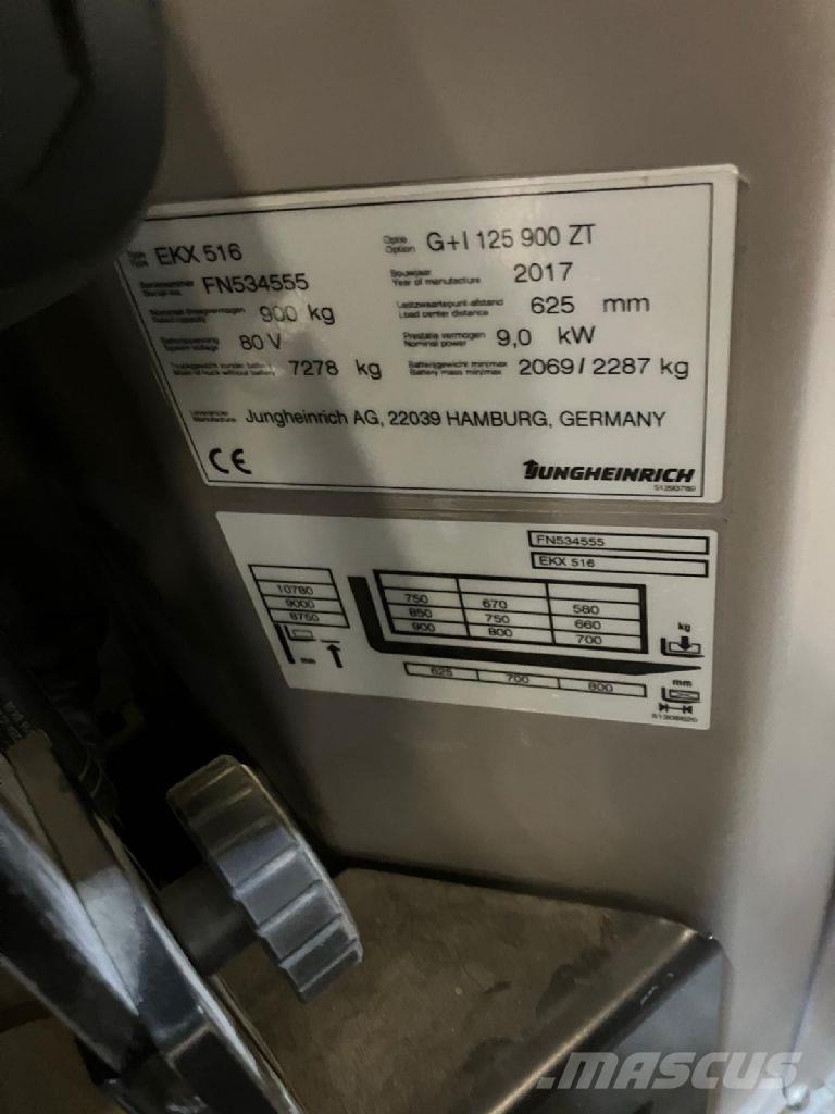 Jungheinrich EKX 516 Yüksek seviye siparis toplayici