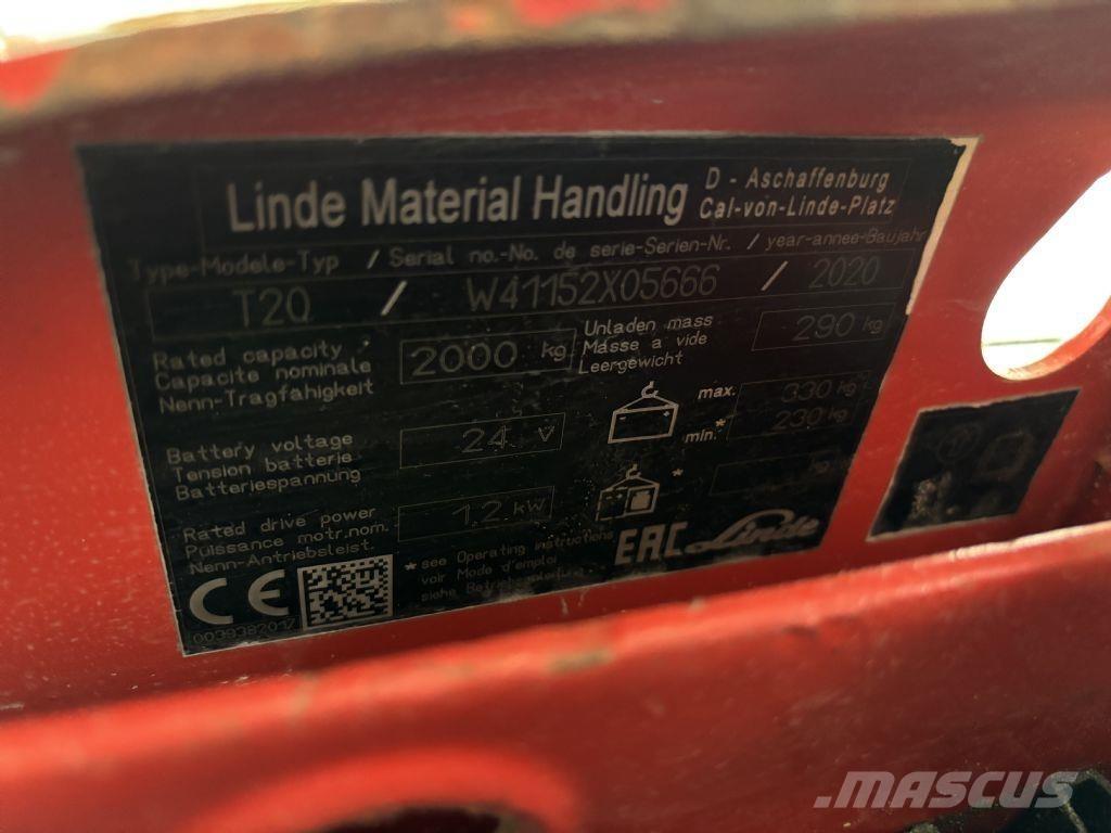 Linde T20 Düsük seviye kaldirici
