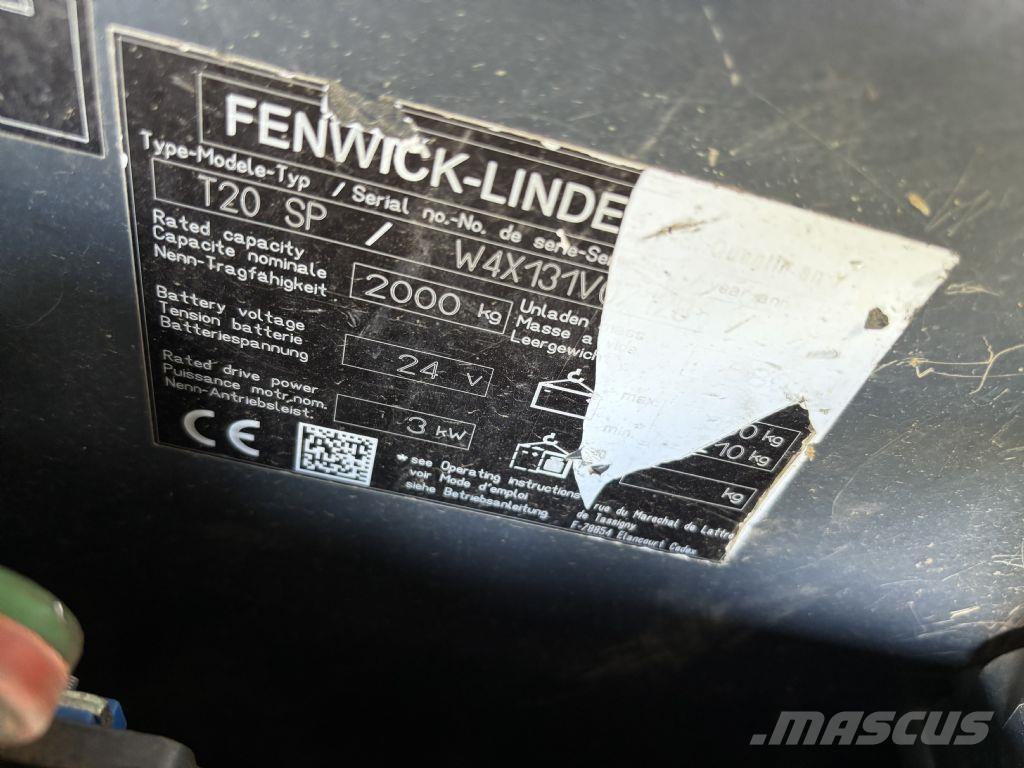 Linde T20 SP Akülü depo ekipmanları